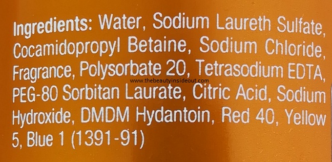 Neutrogena Rainbath Refreshing Shower Gel Ingredients