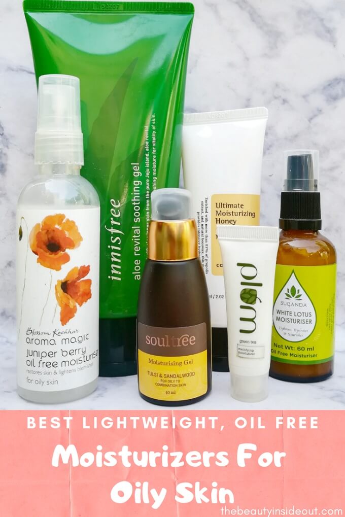 Best Oil Free Moisturizers For Oily Skin in India