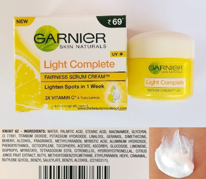 Garnier Light Complete Serum Cream