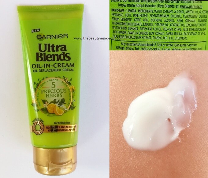 Garnier Ultra Blends 5 Precious Herbs Oil in Cream