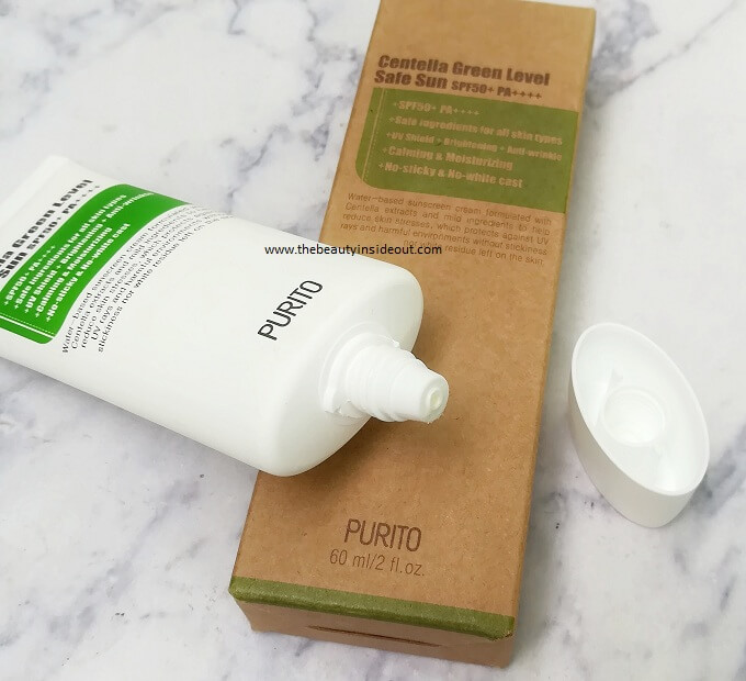 Purito Centella Green Level Safe Sun Packaging