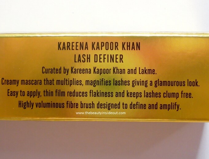 Lakme Absolute Kareena Kapoor Khan Lash Definer Claims