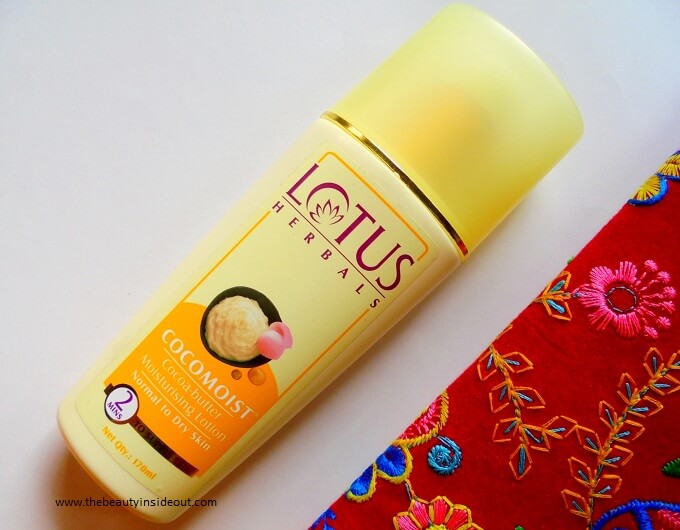Lotus Herbals Cocomoist Cocoa Butter Moisturizing Lotion Review