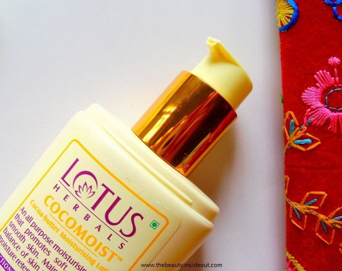 Lotus Herbals Cocomoist Cocoa Butter Lotion Review