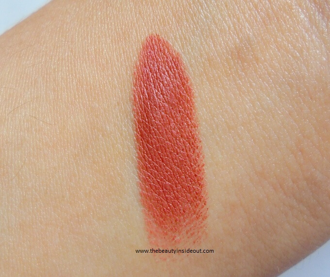 Maybelline Color Sensational Creamy Matte Lipstick Nude Nuance Swatch