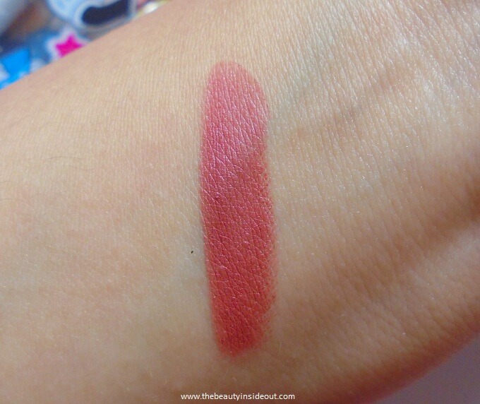 Nykaa So Matte Lipstick Taupe Thrill Swatch
