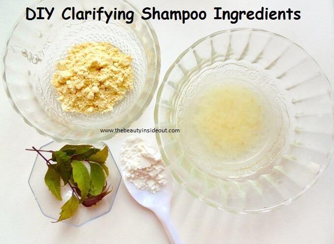 DIY Clarifying Shampoo Ingredients