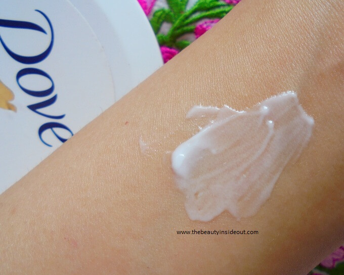 Dove Deep Moisturisation Cream Texture