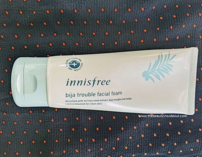 Innisfree Bija Trouble Facial Foam Review