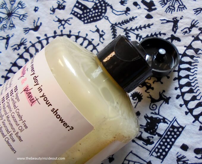 Love Beauty and Planet Murumuru Butter & Rose Aroma Body Wash Packaging