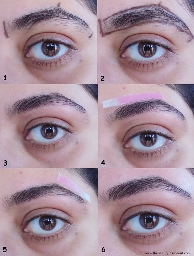 How to Shape Your Eyebrows At Home Step by Step Tutorial (Right Eyebrow)