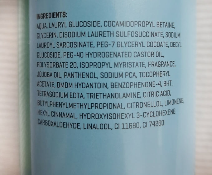 Dermafique Cleansing Mousse Ingredients