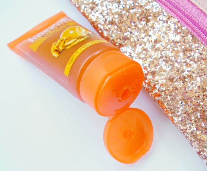 Lakme Blush & Glow Orange Walnut Gel Scrub Packaging
