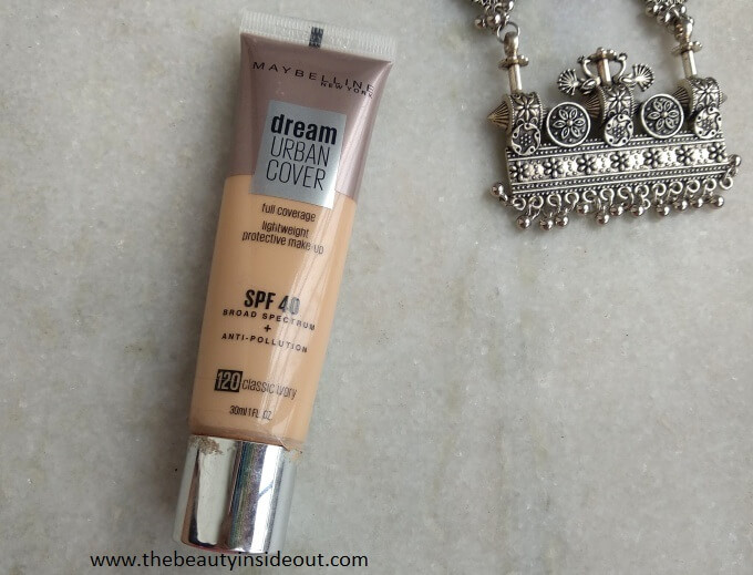 Maybelline Urban Cover Foundation Review