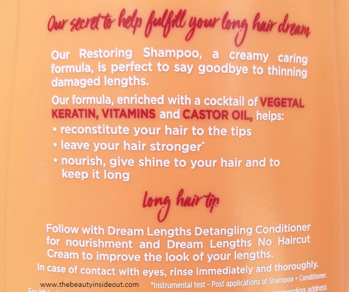 Loreal dream deals length shampoo