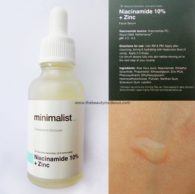 Minimalist Niacinamide Serum