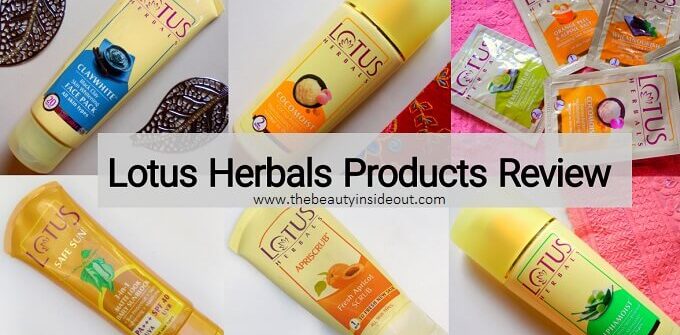 Lotus Herbals Products Review