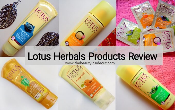 Lotus Herbals Products Review