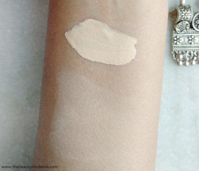 Nars Sheer Glow Foundation Light 5 Swatches