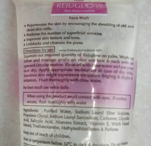 Rejuglow Face Wash with Glycolic Acid & Salicylic Acid Review