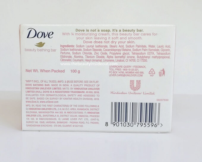 Dove Soap Ingredients Pink
