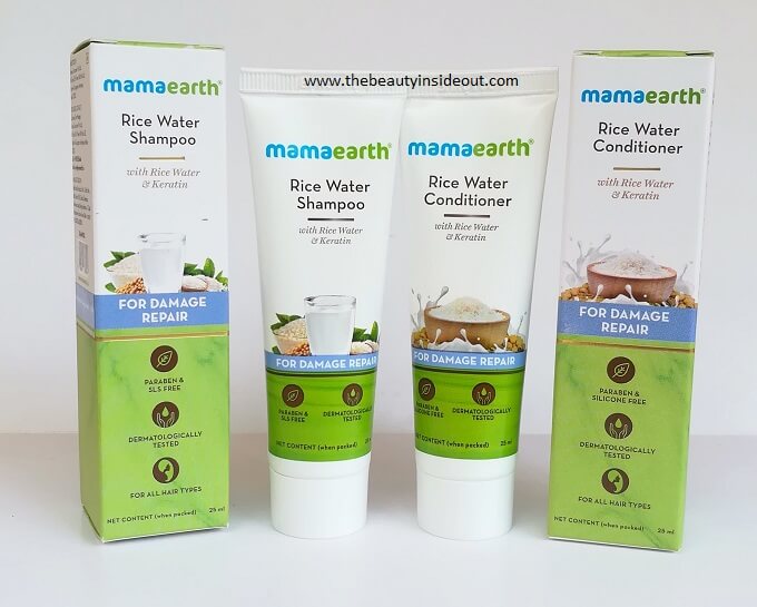 Mamaearth Rice Water Shampoo and Conditioner Review