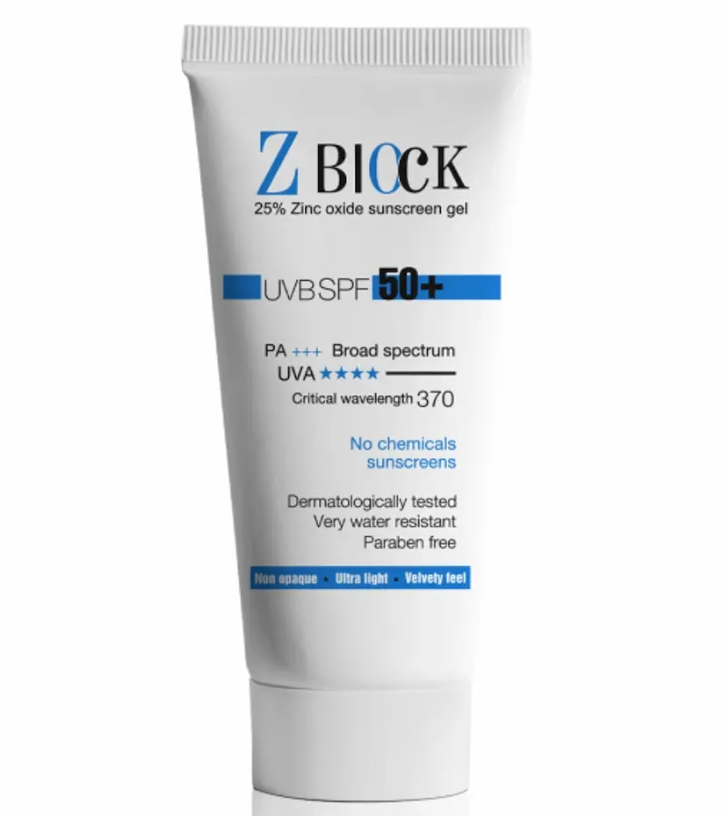 Z Block 25 % Zinc Oxide Sunscreen Gel