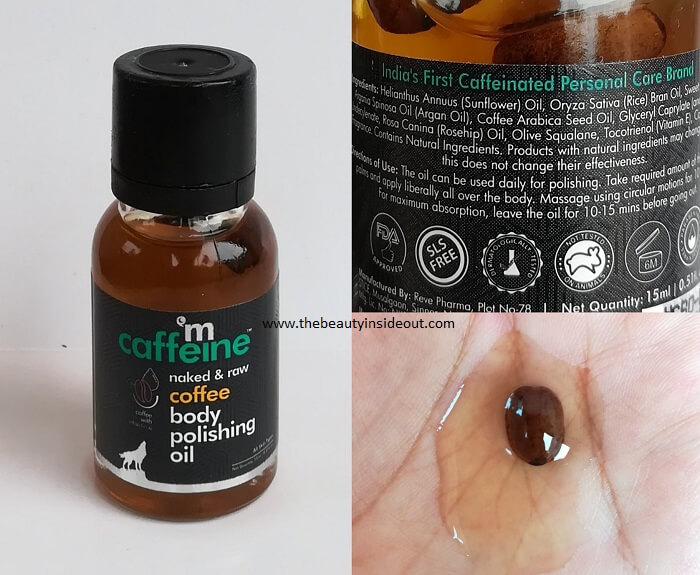 Mcaffeine Naked & Raw Coffee Body Polishing Oil