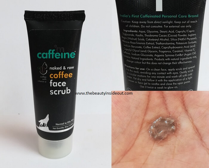 Mcaffeine Naked & Raw Coffee Face Scrub