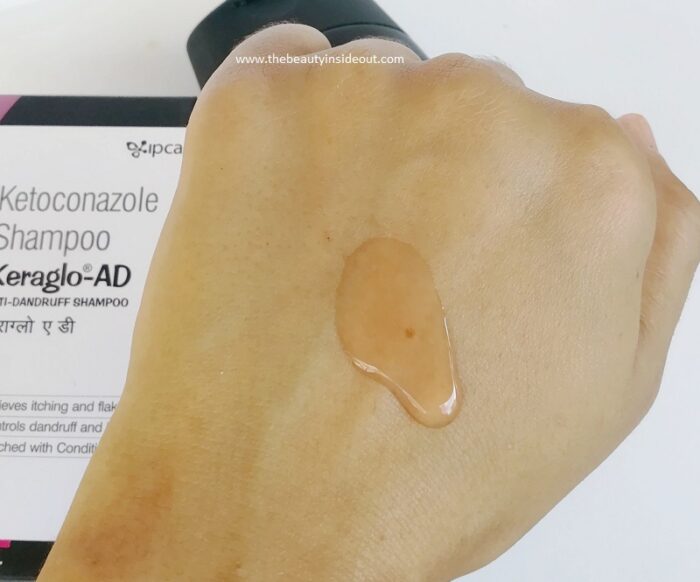 Keraglo AD Ketoconazole Shampoo Texture