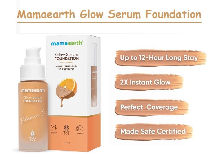 Mamaearth Glow Serum Foundation