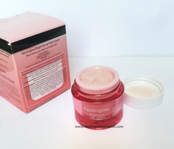 Neutrogena Bright Boost Gel Cream Tub