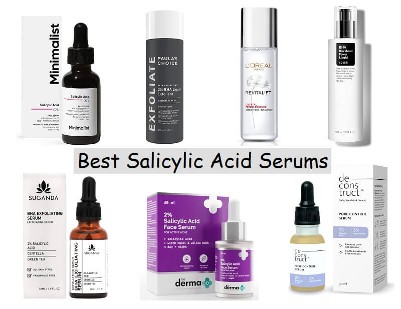 BEST SALICYLIC ACID SERUMS FOR ACNE AND EXCESS OIL