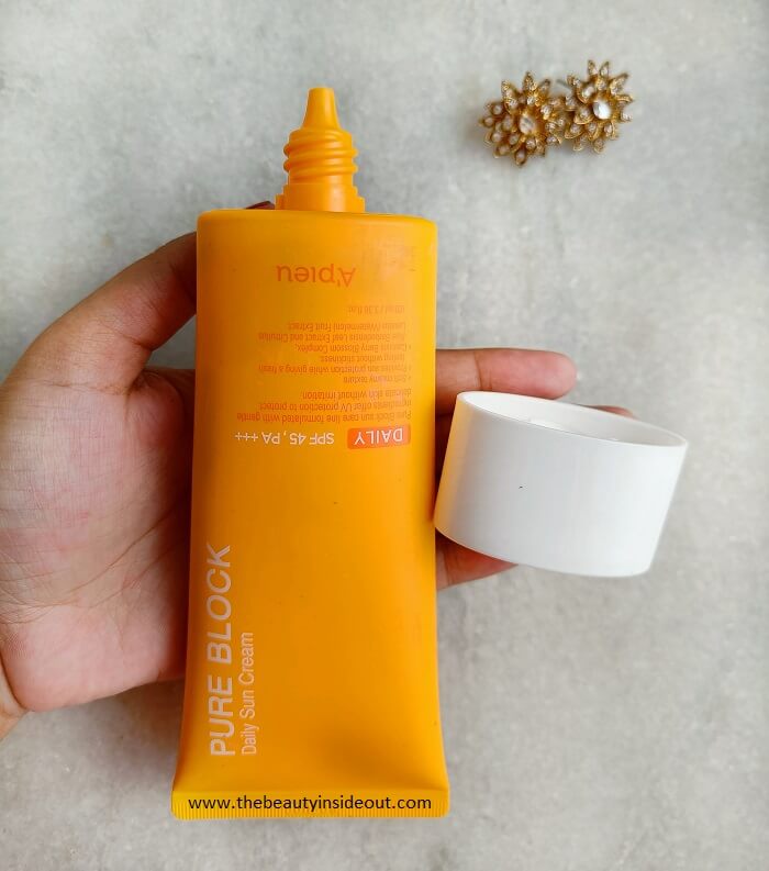 A'pieu Sun Cream Tube