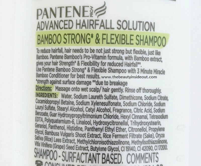 Pantene Bamboo Shampoo Review