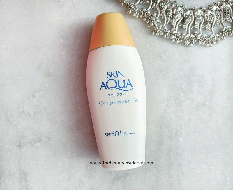 Skin Aqua UV Super Moisture Gel Review : SPF 50+ PA++++