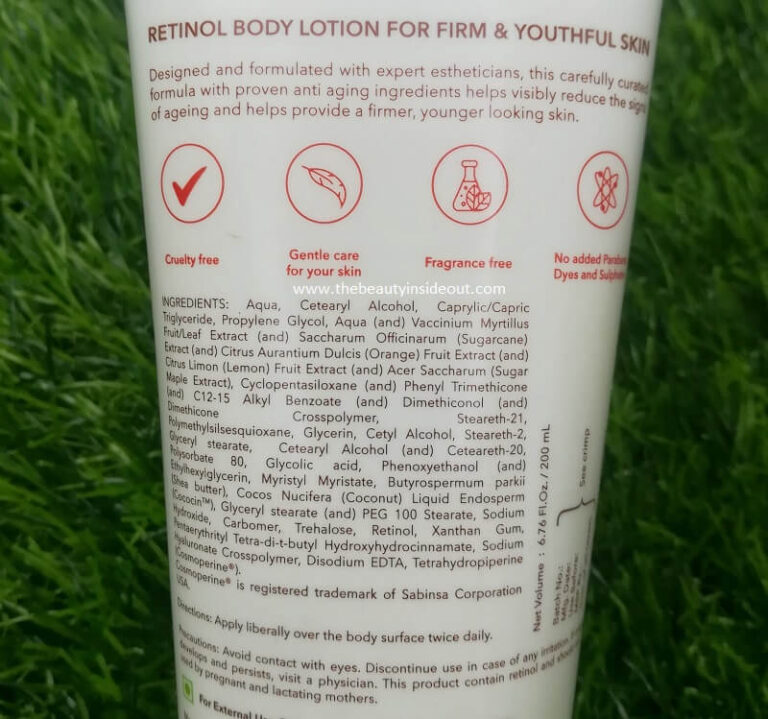 Active Topicals Retinol Body Lotion Review