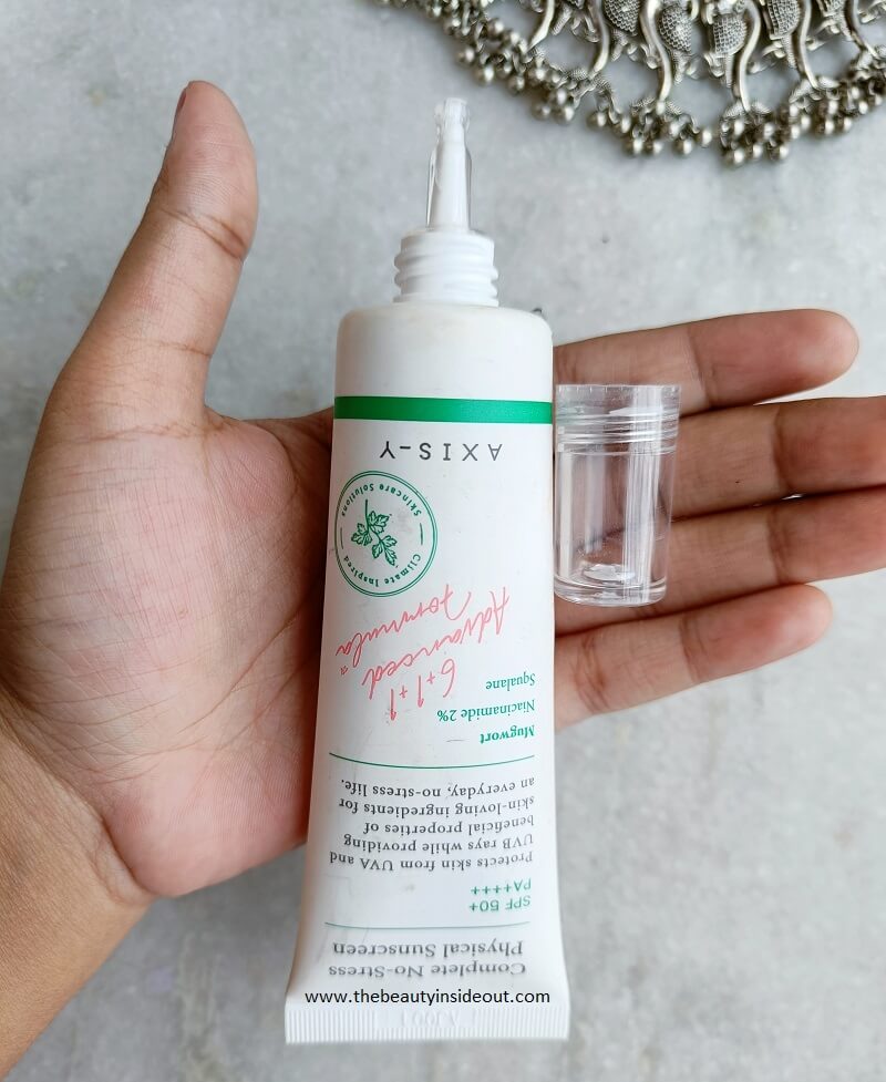 AxisY Complete NoStress Physical Sunscreen Review