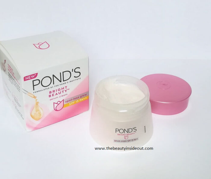 Ponds Bright Beauty Serum Cream Packaging