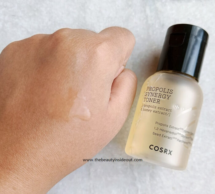 Cosrx Propolis Synergy Toner Texture