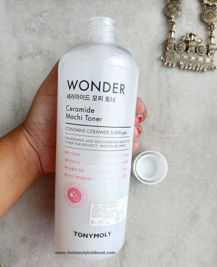 TonyMoly Wonder Ceramide Mochi Toner Bottle