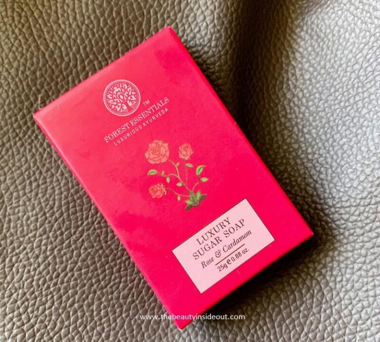 Forest Essentials Soap Review Luxury Sugar Soap Rose & Cardamom