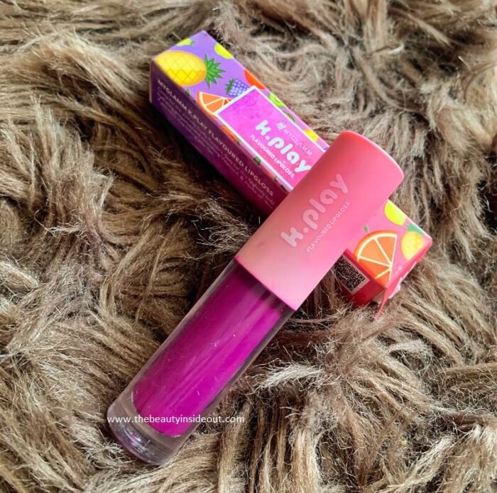 My Glamm K.Play Flavoured Lip Gloss-Berry Blast Review