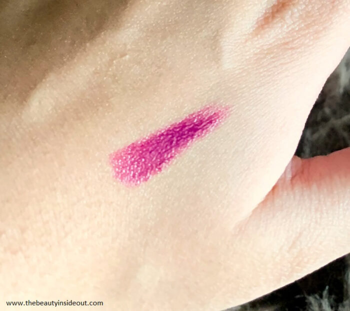 My Glamm K.Play Flavoured Lip Gloss-Berry Blast Swatch