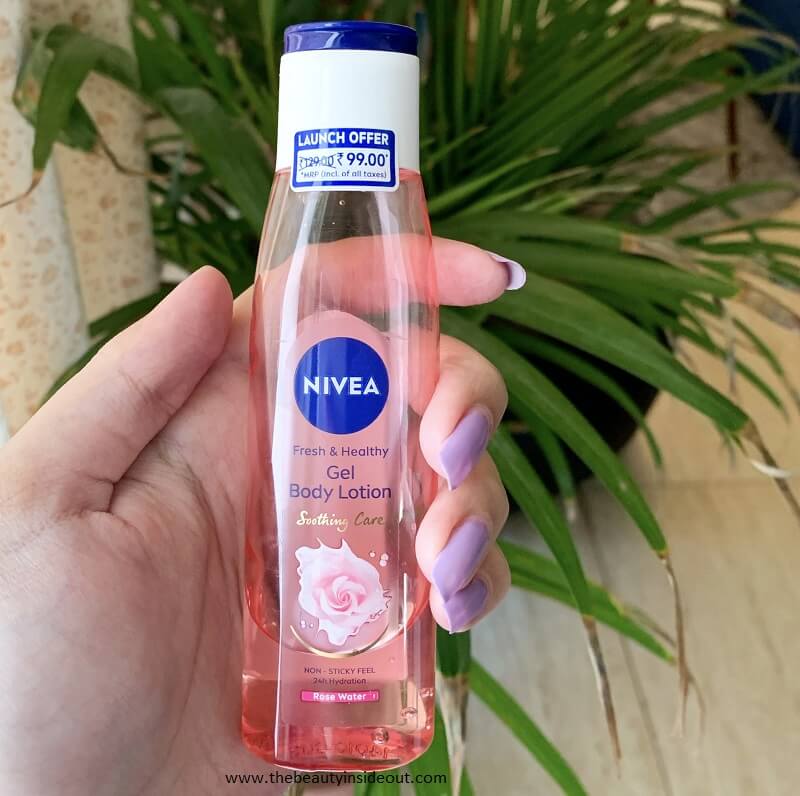 Nivea Rose Water Gel Body Lotion Review