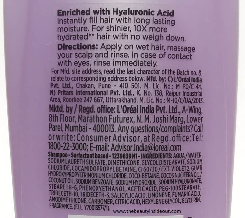 Is L’Oreal Hyaluronic Shampoo good for hair? Detailed Review Inside