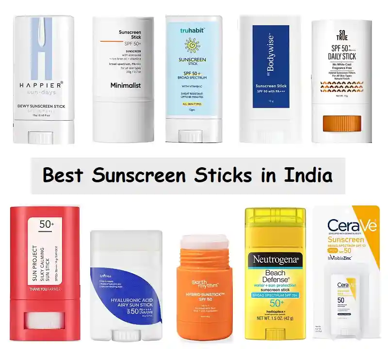 10 Best Sunscreen Stick In India For Every Skin Type 2024