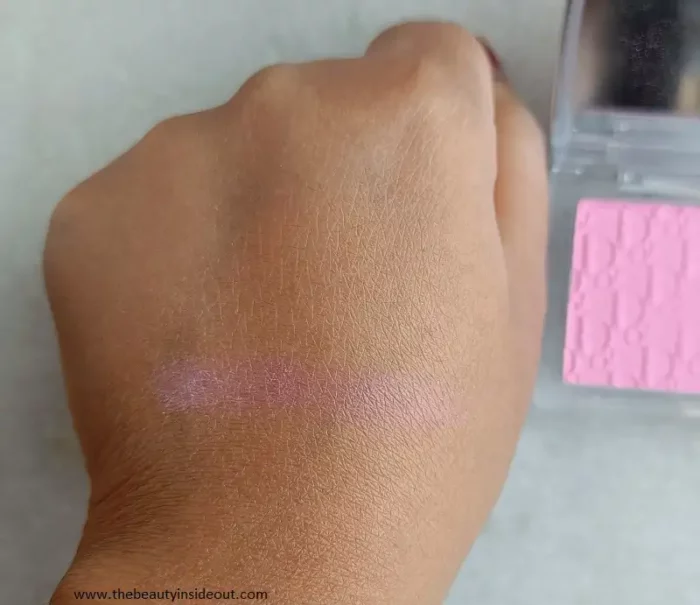 Dior Rosy Glow Blush Pink Swatches