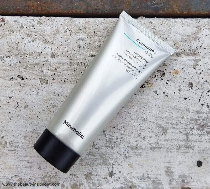 Minimalist Ceramide Moisturizer Review Gel Cream For Oily Skin