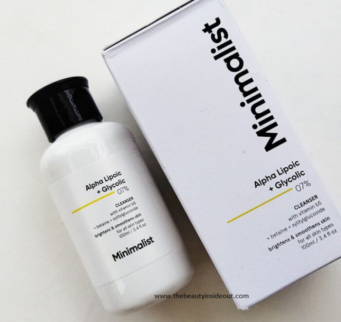 Minimalist Face Wash with Glycolic Acid